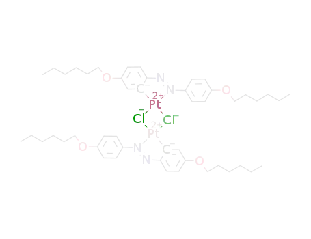 [(C6H13OC6H3NNC6H4OC6H13)Pt(μ-Cl)]2