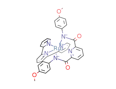 Molecular Structure of 1007838-78-9 (Ru(2,6-(4-CH<sub>3</sub>OC<sub>6</sub>H<sub>4</sub>NCO)2C<sub>5</sub>H<sub>3</sub>N)(2,2',2''-terpyridine))