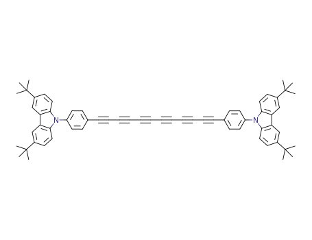1,12-bis[4-(3,6-di-tert-butyl-N-carbazolyl)phenyl]dodeca-1,3,5,7,9,11-hexyne