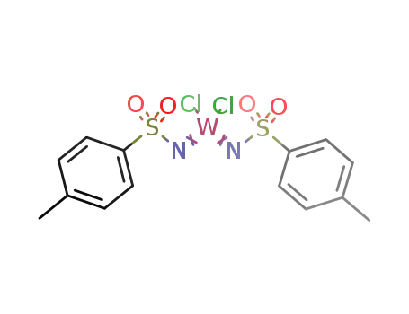 Molecular Structure of 204396-51-0 (dichlorobis(tosylimido)tungsten(VI))