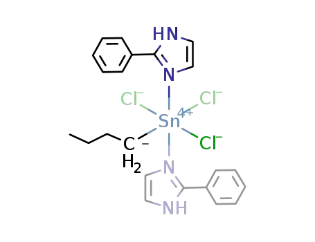 Molecular Structure of 220335-31-9 (trichlorobutylbis(2-phenylimidazole)tin(IV))