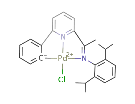 PdCl(κ3-C,N,N-6-phenyl-2-[(2,6-diisopropylphenyl)imino]pyridine-H)