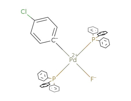 trans-[(Ph<sub>3</sub>P)2Pd(F)(4-C<sub>6</sub>H<sub>4</sub>Cl)]