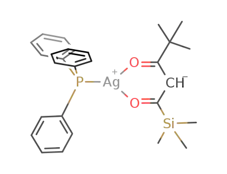 silver(I) (2,2,6,6-tetramethyl-2-sila-3,5-heptanedionate)(triphenylphosphine)