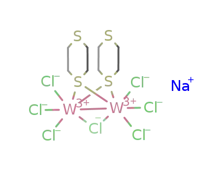 [Na][Cl3W(μ-1,4-dithiane)2(μ-Cl)WCl3]