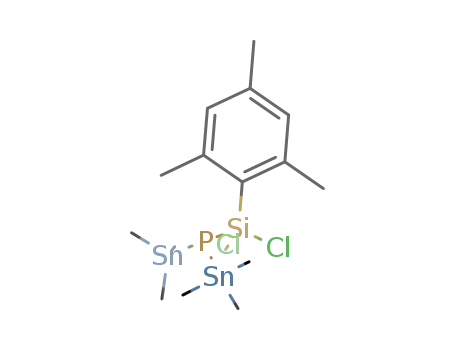 (2,4,6-trimethylphenyl)SiCl<sub>2</sub>P(Sn(CH<sub>3</sub>)3)2