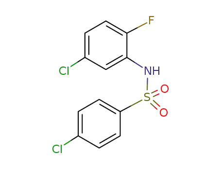 Molecular Structure of 290330-94-8 (C<sub>12</sub>H<sub>8</sub>Cl<sub>2</sub>FNO<sub>2</sub>S)