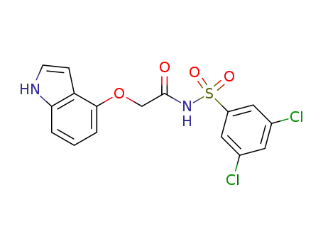 3,5-Dichloro-N-[2-(1H-indol-4-yloxy)-acetyl]-benzenesulfonamide