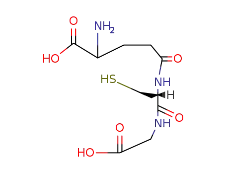 Molecular Structure of 76946-74-2 (Glycine, N-(N-DL-γ-glutamyl-DL-cysteinyl)-)