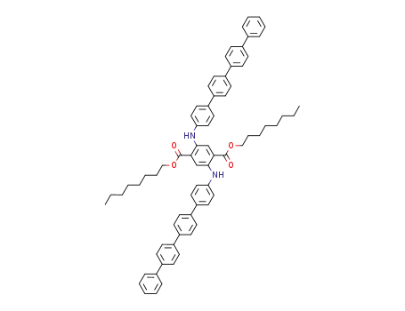 dioctyl 2,5-bis(1,1':4',1'':4'',1'''-quaterphenyl-4-ylamino)terephthalate