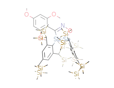 [((Si(CH<sub>3</sub>)3)2CH)3C<sub>6</sub>H<sub>2</sub>]2Sb<sub>2</sub>((CH<sub>3</sub>O)3C<sub>6</sub>H<sub>2</sub>CNO)