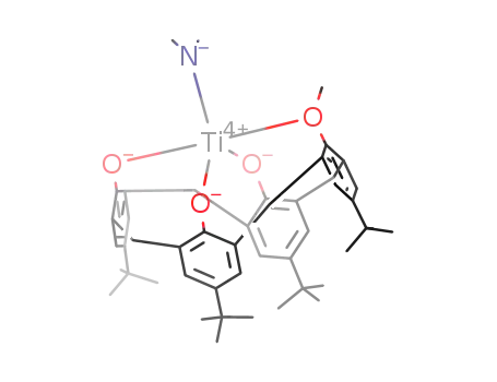 Molecular Structure of 850538-56-6 ([(tert-butylcalix[4]arene methyl ether)(dimethylamido)titanium(IV)])