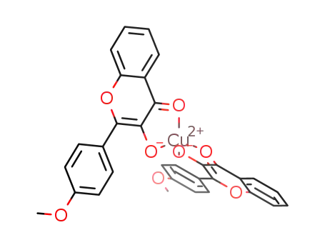 Molecular Structure of 255719-50-7 ([Cu(4'-methoxyflavonol)2])