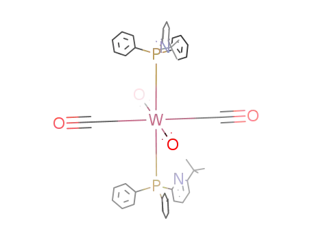 cis/trans-W(CO)4(Ph<sub>2</sub>P-tert-Bupy)2