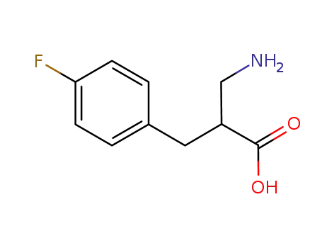 Molecular Structure of 910443-83-3 (2-AMINOMETHYL-3-(4-FLUORO-PHENYL)-PROPIONIC ACID)