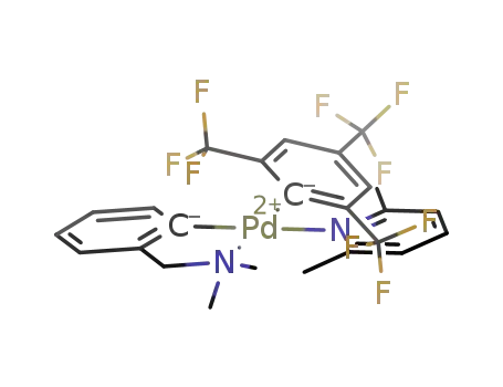 [Pd(N,N-dimethylbenzylamine)(1,3,5-C<sub>6</sub>H<sub>2</sub>(CF<sub>3</sub>)3)(2,6-lutidine)]