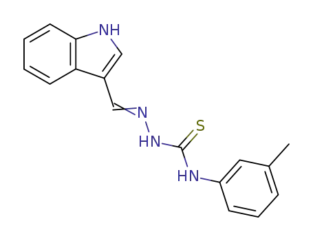 1H-indole-3-carbaldehyde N-(3-methylphenyl)thiosemicarbazone