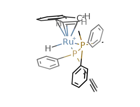 Ru(H)(η(5)-indenyl)(PMe2Ph)(PPh3)