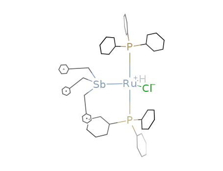 [RuHCl(Sb(CH<sub>2</sub>Ph)3)(PCy<sub>3</sub>)2]