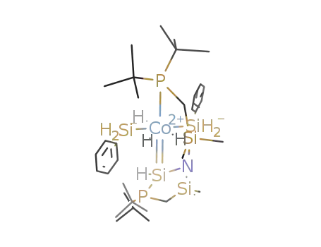 (κ2-(t)Bu2PCH2SiMe2NSiMe2CH2(t)Bu2P(H)Si=)Co(H)3(SiH2Ph)2