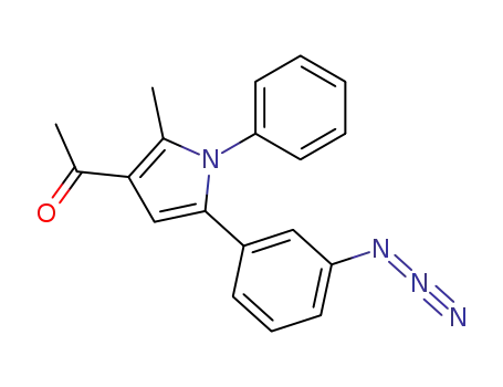 1-[5-(3-Azido-phenyl)-2-methyl-1-phenyl-1H-pyrrol-3-yl]-ethanone