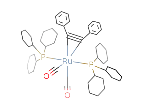Ru(η(2)-PhCCPh)(CO)2(PCy3)2