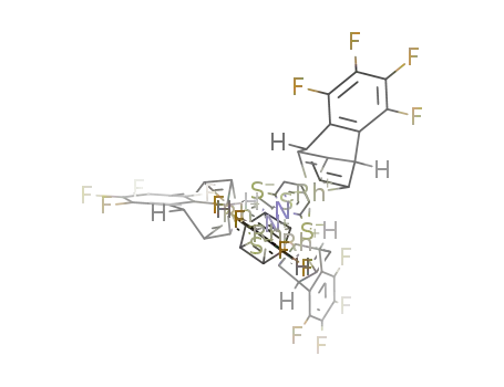 [Rh4(μ-2,6-pyridinedithiolato)2(tetrafluorobenzobarralene)4]