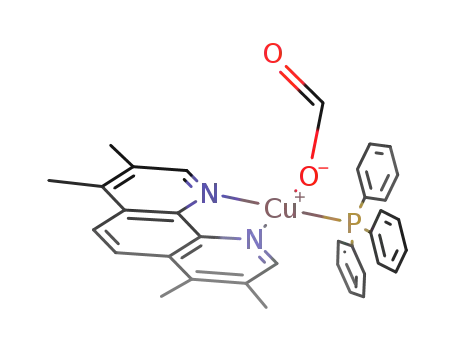 [(C<sub>12</sub>H<sub>4</sub>(CH<sub>3</sub>)4N<sub>2</sub>)((C<sub>6</sub>H<sub>5</sub>)3P)Cu(O<sub>2</sub>CH)]