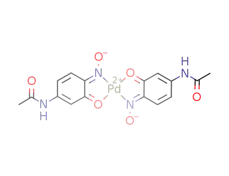 bis(5-acetylamino-1,2-benzoquinone-2-oximato)palladium(II)