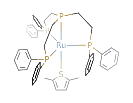 (P(C<sub>2</sub>H<sub>4</sub>P(C<sub>6</sub>H<sub>5</sub>)2)3)Ru(SC<sub>4</sub>H<sub>2</sub>(CH<sub>3</sub>)2)
