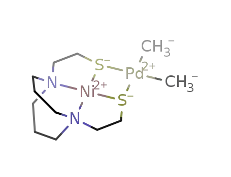 [N,N'-bis(2-mercaptoethyl)-N,N'-diazacyclooctane]nickel(II)Pd(CH<sub>3</sub>)2