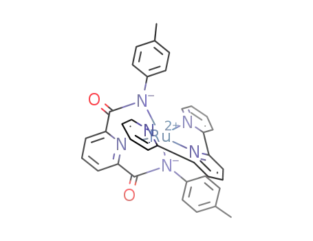 Molecular Structure of 1007838-80-3 (Ru(2,6-(4-CH<sub>3</sub>C<sub>6</sub>H<sub>4</sub>NCO)2C<sub>5</sub>H<sub>3</sub>N)(2,2',2''-terpyridine))