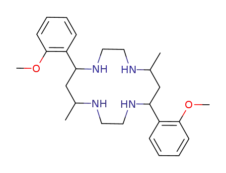 7,14-bis(2-methoxyphenyl)-5,12-dimethyl-1,4,8,11-tetraazacyclotetradecane