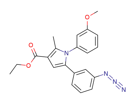 5-(3-Azido-phenyl)-1-(3-methoxy-phenyl)-2-methyl-1H-pyrrole-3-carboxylic acid ethyl ester