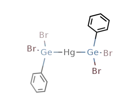 Molecular Structure of 79426-93-0 (((C<sub>6</sub>H<sub>5</sub>)Br<sub>2</sub>Ge)2Hg)