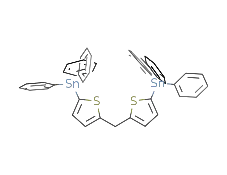 2-triphenylstannyl-5-[(5-triphenylstannylthien-2-yl)methyl]thiophen