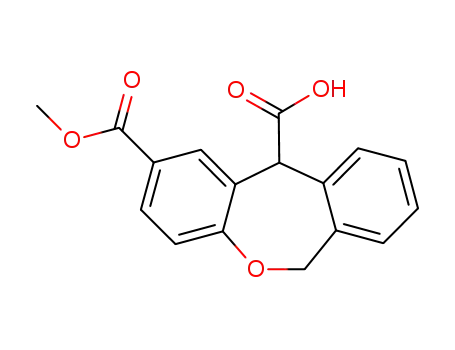 2-(methoxycarbonyl)-6,11-dihydrodibenz<b,e>oxepin-11-carboxylic acid