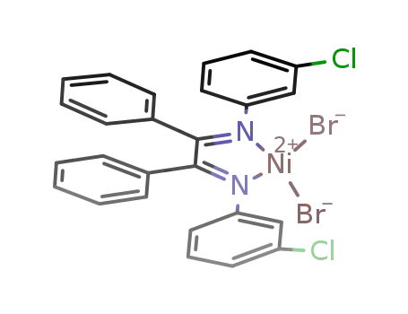 [((ClC<sub>6</sub>H<sub>4</sub>N)2C(C<sub>6</sub>H<sub>5</sub>)C(C<sub>6</sub>H<sub>5</sub>))NiBr<sub>2</sub>]
