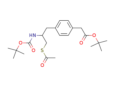 [4-(3-Acetylsulfanyl-2-tert-butoxycarbonylamino-propyl)-phenyl]-acetic acid tert-butyl ester