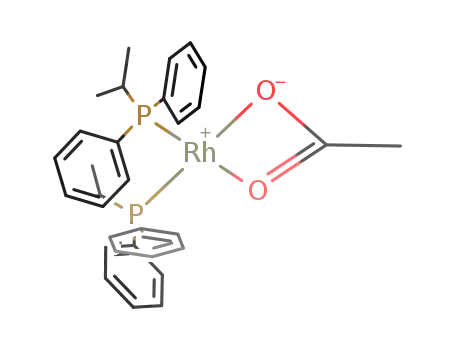 [Rh(η2-O2CCH3)(P(C3H7)(C6H5)2)2]
