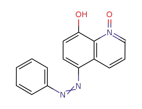 8-Quinolinol, 5-(phenylazo)-, 1-oxide