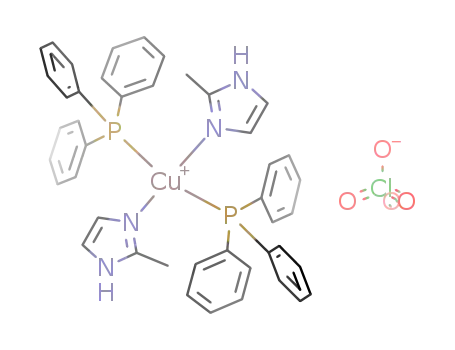 [(triphenylphosphine)2(2-methylimidazole)2Cu]ClO<sub>4</sub>