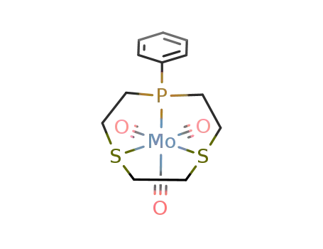 Mo(CO)3(C<sub>6</sub>H<sub>5</sub>P(CH<sub>2</sub>CH<sub>2</sub>S)2CH<sub>2</sub>CH<sub>2</sub>)