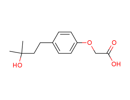 (4(3-HYDROXY-3-METHYL-BUTYL)-PHENOXY)-ACETIC ACID