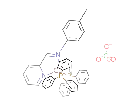 [Cu((4-methylphenyl)pyridin-2-ylmethylene-amine)(PPh<sub>3</sub>)2]ClO<sub>4</sub>