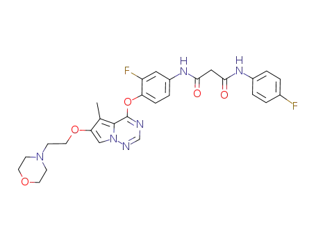 C<sub>28</sub>H<sub>28</sub>F<sub>2</sub>N<sub>6</sub>O<sub>5</sub>
