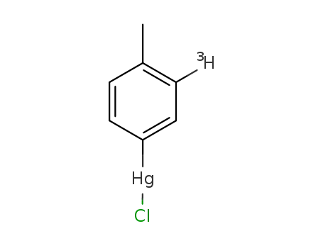 p-chloromercuri{2-<sup>(3)</sup>H}toluene