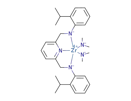 Zr(N(CH<sub>3</sub>)2)2(C<sub>5</sub>H<sub>3</sub>N(CH<sub>2</sub>NC<sub>6</sub>H<sub>4</sub>CH(CH<sub>3</sub>)2)2)