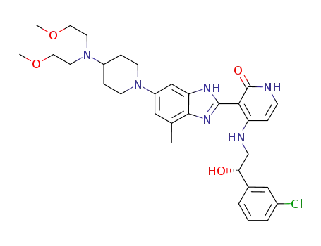 C<sub>32</sub>H<sub>41</sub>ClN<sub>6</sub>O<sub>4</sub>