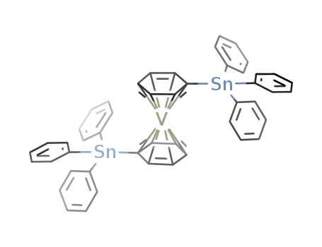Molecular Structure of 233665-15-1 ((Ph3Sn-η6-C6H5)2V)